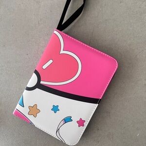 Kids Pink and White Cartoon Wallet